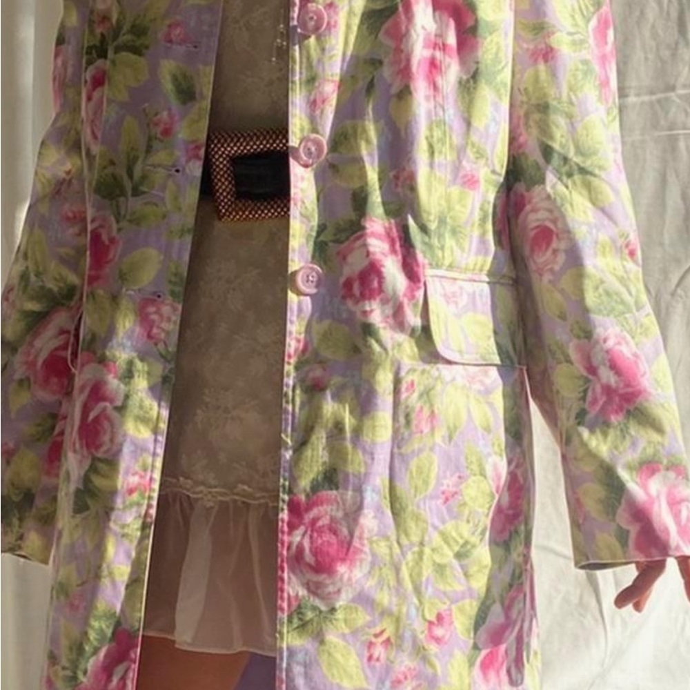 Floral Duster Coat